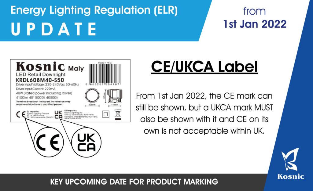 ELR Energy Lighting Regulation CE UKCA Label