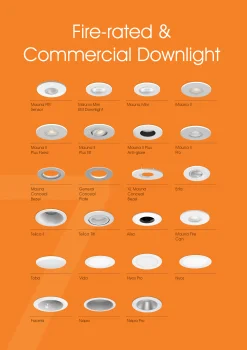 Fire-rated & Commercial Downlight-01